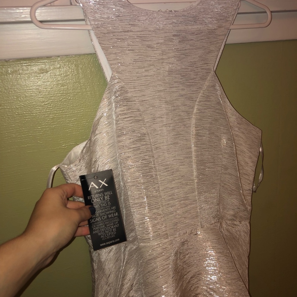 Metallic dress- perfect for NYE!